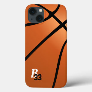 Basketball Ball Player Number Monogram Sports Case-Mate iPhone Case