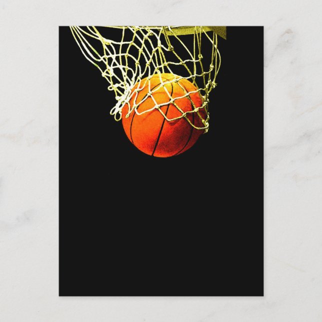 Basketball Ball Postcard (Front)