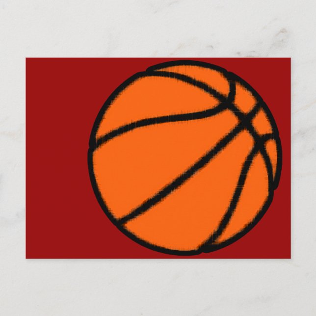 basketball (ball) postcard (Front)