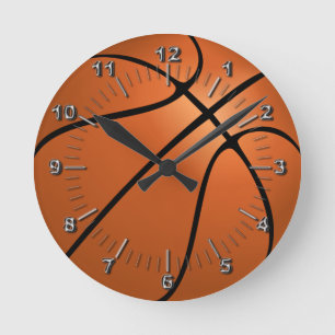 basketball (ball) round clock