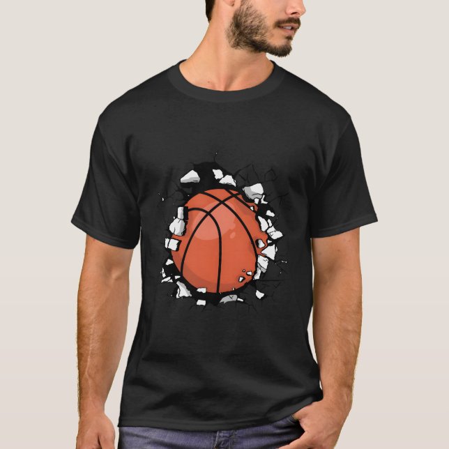 Basketball Ball Sport Basket T-Shirt (Front)