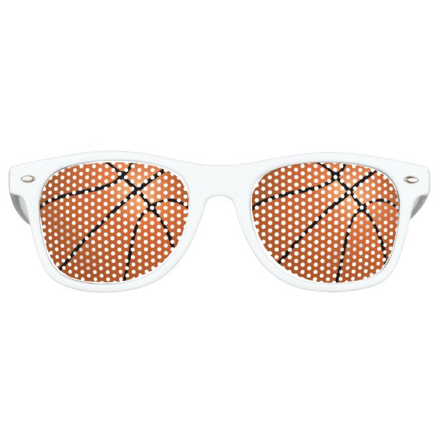 Basketball Ball Sports Fan Retro Sunglasses (Front)