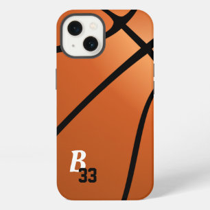 Basketball Ball Sports Monogram Player Number iPhone 13 Case