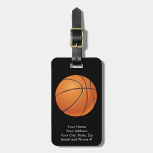 Basketball Ball, Team Sport Luggage Tag