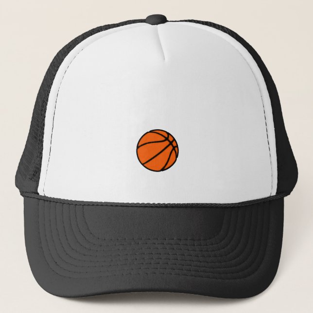 basketball (ball) trucker hat (Front)