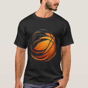 Basketball Ball With Lines T-Shirt