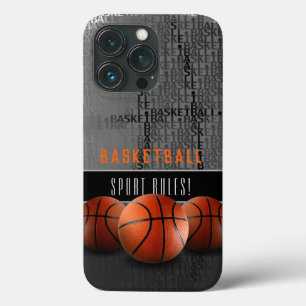 Basketball Balls Sport Rules iPhone 13 Pro Case