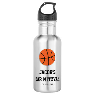 Basketball Bar Mitzvah Personalised 532 Ml Water Bottle