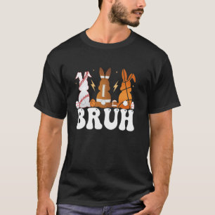 Basketball Baseball Football Sports Easter Bunny R T-Shirt