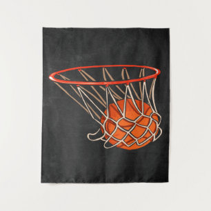Basketball Basket  Basketball Lover Tapestry
