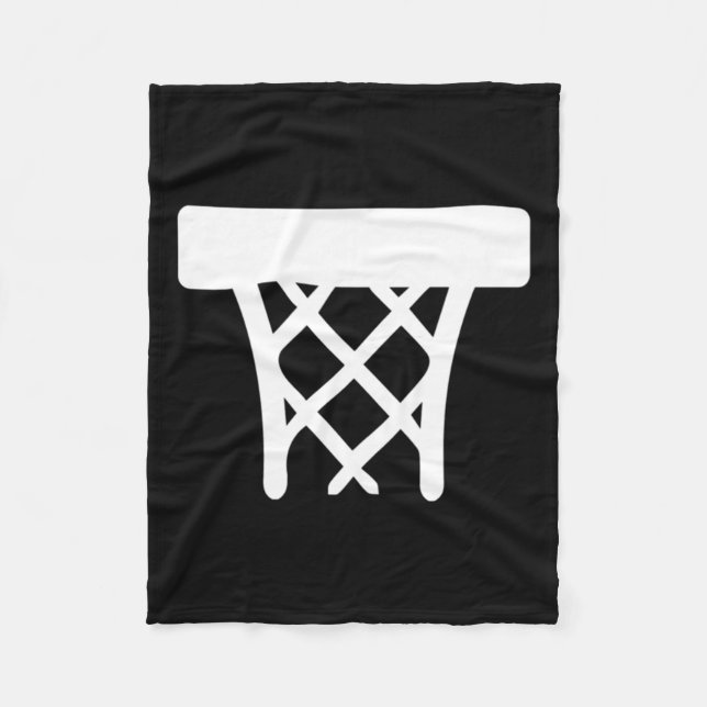 Basketball Basket  Fleece Blanket (Front)
