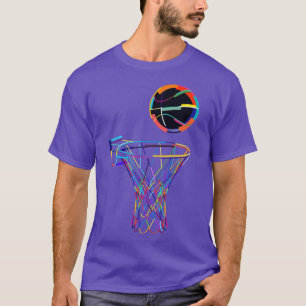 Basketball Basketball Colourful T-Shirt