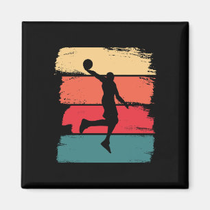 Basketball Basketball Player Play Basketball Baske Magnet