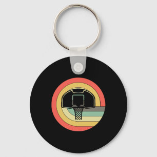 Basketball Basketball Player Retro Basketball Boys Key Ring