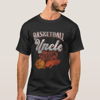 Basketball Bball Uncle Family Matching Basketball  T-Shirt