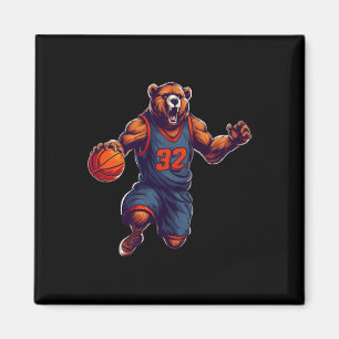 Basketball Bear 1 Magnet