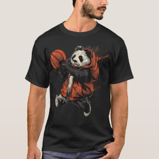 Basketball Bear Basketball Lover Animal Art Drawin T-Shirt
