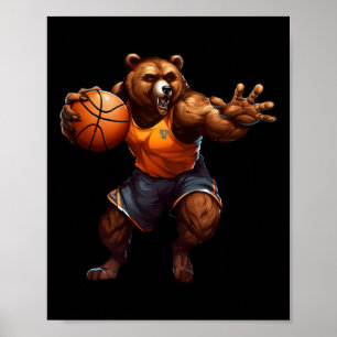 Basketball Bear  Poster