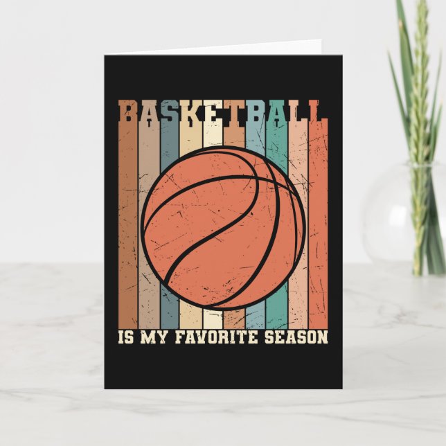 Basketball Beautiful Design Card (Front)