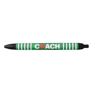 Basketball Best Coach Ever Custom Team Color Sport Black Ink Pen