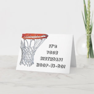 BASKETBALL BIRTHDAY CARD