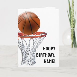 Basketball Birthday Card