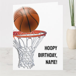 Basketball Birthday Card