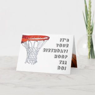 Basketball Birthday Card