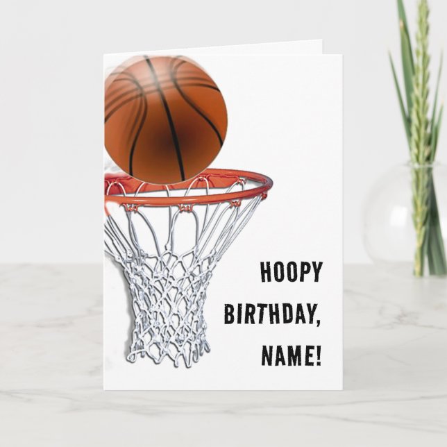 BASKETBALL BIRTHDAY CARDS (Front)