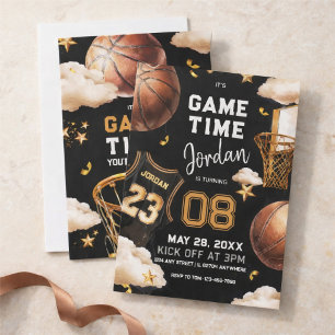 basketball birthday Invitation