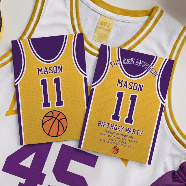 Basketball Birthday Invitation (Creator Uploaded)