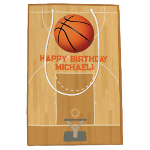 Basketball Birthday Medium Gift Bag
