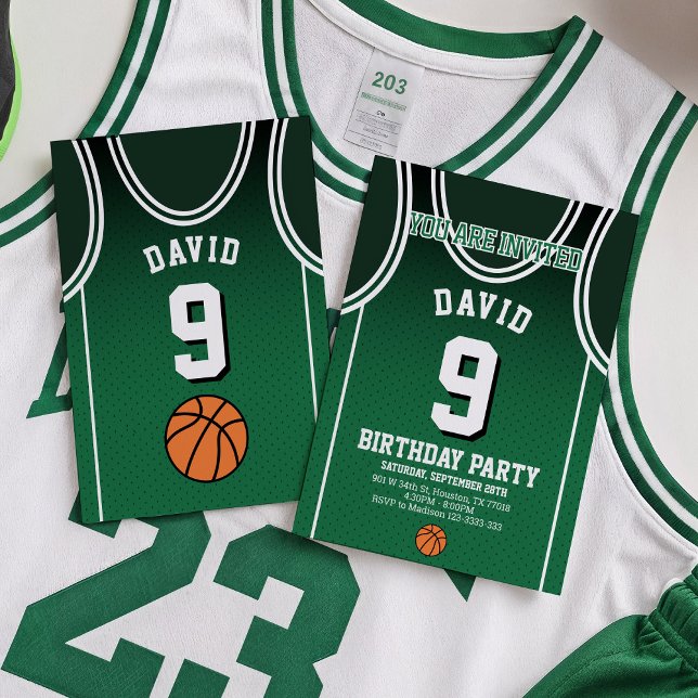 Basketball Birthday Party Invitation (Creator Uploaded)