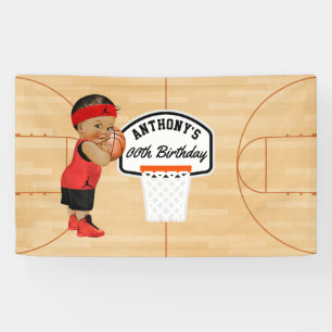 Basketball Birthday Party personalised Banner