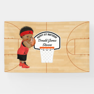 Basketball Birthday Party personalised Banner