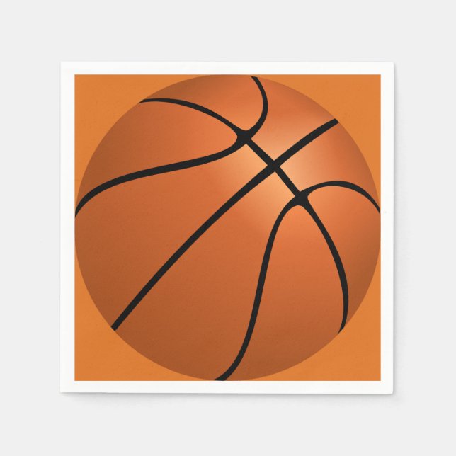 Basketball Birthday Party Theme  Napkin (Front)