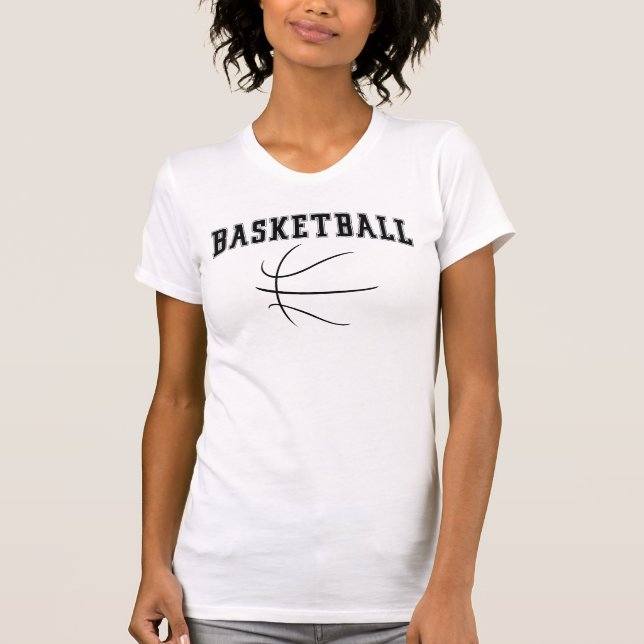 Basketball Black T-Shirt (Front)