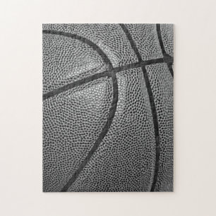 Basketball Black & White Jigsaw Puzzle