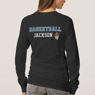 Basketball Blue Lettering Personalise Shirt