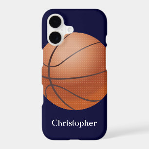 Basketball, Blue, Personalised Name