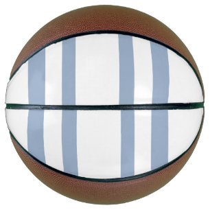 Basketball Blue & White Stripe