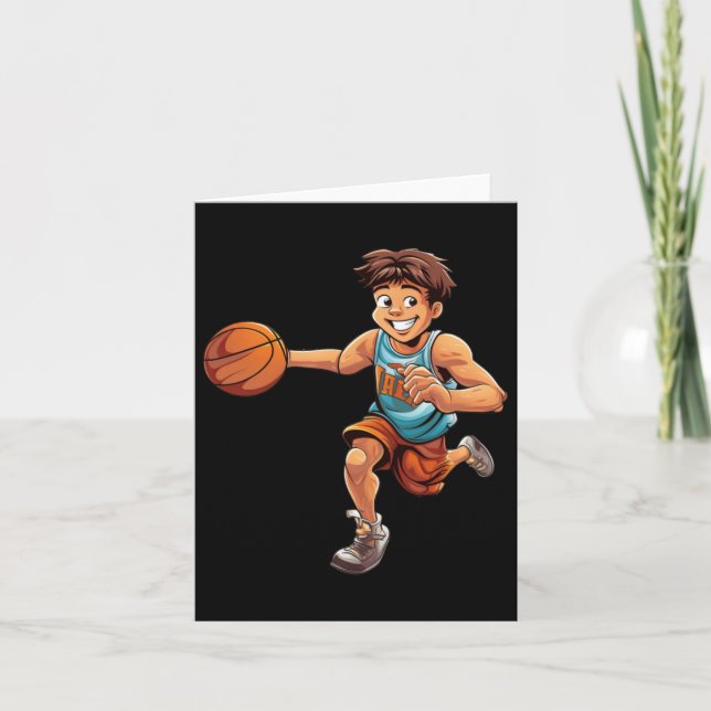 Basketball Boy  Card (Front)
