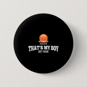 Basketball Boy For Mom Dad Grandma Grandpa 6 Cm Round Badge