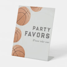 Basketball Boy's Birthday Party Favours Table