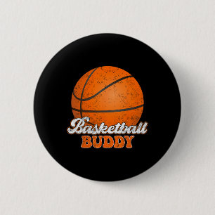 Basketball Buddy Family Matching For Men Women  6 Cm Round Badge