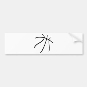 basketball bumper sticker
