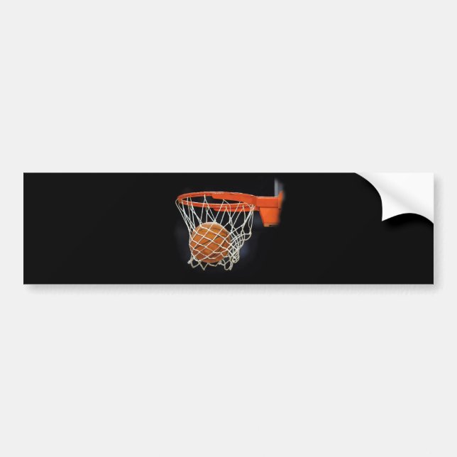 Basketball Bumper Sticker (Front)