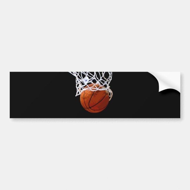 Basketball Bumper Sticker (Front)