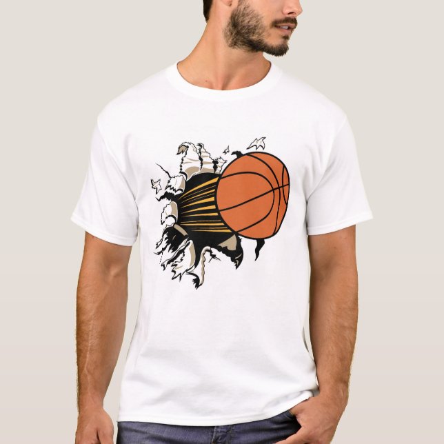 Basketball Burst t-shirt (Front)