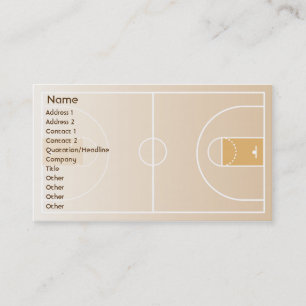 Basketball - Business Business Card